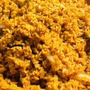 Jollof Rice (Fish & Chicken)